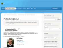 Tablet Screenshot of portfolio.peterlakeman.nl